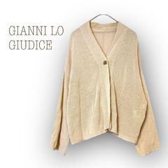 gianniloguidce ジャンニロディチェ 長袖カーディガン　コットン100% ドロップショルダー 羽織　無地　洗える素材 a480