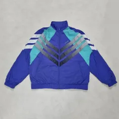 90s ヴィンテージ adidas(アディダス) ウインドブレーカー ジャケット ー XL adidas オールドスクール ウィンドブレーカー
