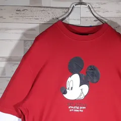 【XL】Disney 長袖T フェイクレイヤード Mickey GET