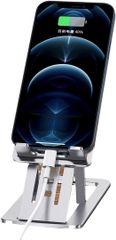 スマホスタンド 卓上 タブレットスタンド 折りたたみ式 角度調整可能 超薄型 携帯 KTS07-SR 恵安