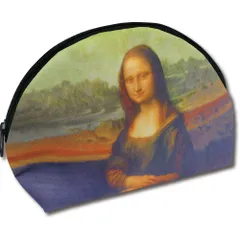 ポーチ 名画マルチポーチ（レオナルド ダヴィンチ「モナリザ」） ゆうパケット 小物入れ かわいい おしゃれ レディース コスメポーチ プレゼント 大きめ 旅行 ギフト 贈り物 大容量 化粧小物 トラベル ファスナー Sサイズ