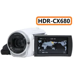 2023年最新】ソニー SONY HDR-CX680 ビデオカメラ ホワイト [フル