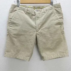 H■ディッキーズ×ナノユニバース//Dickies×nano universe コーデュロイショーツ ハーフパンツ【M】ベージュ/MENS■113【中古】