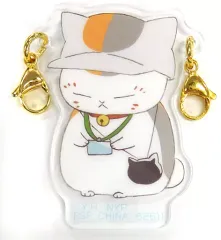 【中古】キーホルダー ニャンコ先生/STAFF アクリルチャーム 「一番くじ 夏目友人帳 ニャンコ先生とあやかし遊園地」 G賞