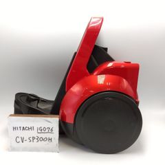 【写真3枚目ワレあり】【動作確認済み】 日立 （型番：CV-SP300H）（製造年度：2021）　本体のみ　掃除機　HITACHI　コンセント　キャニスター　中古　（色：黒　ブラック　赤　レッド）