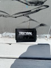 TRIBAL 折りたたみ財布　ガードケース　マジックテープ　ナイロン　ブラック