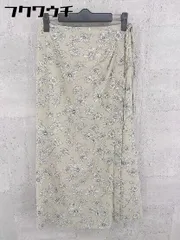 ◇ FREAK'S STORE フリークスストア 花柄 ロング 巻きラップ スカート サイズF グレー系 レディース 【中古】 【1002802366468】のサムネイル