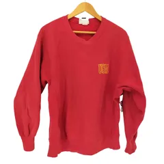 リー Lee 90s USA製 USMC 95COTTON 刺繍 クルーネックスウェット メンズ import：L 