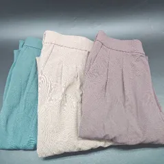 ◇ ⊂ 《 GLOBAL WORK グローバルワーク サイズXS ウエストゴム まとめ売り3点セット イージーパンツ レディース 》 E  【1501230045476】