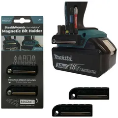 送料無料 【新品 未使用 未開梱】STEALTHMOUNTS　ステルスマウント マグネットビットホルダーマキタ(2個入り)ブラック　BHMKBLK2