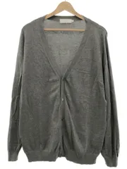 Graphpaper グラフペーパー 19SS Suvin Cardigan ハイゲージニットカーディガン グレー 2 GU191-80066のサムネイル