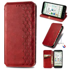 【人気商品】携帯電話保護カバー強い吸引力ノートブック型多機能携帯電話ホルスター財布携帯電話ホルダーバンプパターンテクスチャ耐久性摩擦耐性携帯電話ケース男性と女性に適した多色オプション ノートブック型ビジネスフォンケース 手帳型 ケース (赤) A001KC か