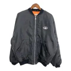 EARTHBOUND MA-1 フライトジャケット ミリタリー ブラック (メンズ XL) 中古 古着 S2506