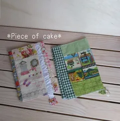 布のブックカバー<文庫タイプ>B (NZ-BOC04)＜しおり　柔らかい手触り