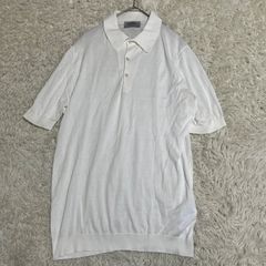 L カシミヤ ニットポロ H BEAUTY&YOUTH ポロシャツ ベージュ | Mercari