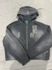 under my car アンダーマイカー ジップパーカー サイズ2 Undermycar Oversized Pigment Hood Zip-up -韓国で品切れ大乱