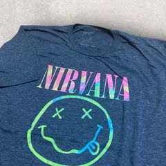 US古着 NIRVANA ニルヴァーナ バンド Tシャツ 2XL ダークグレー