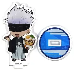 【中古】アクリルスタンド・アクリルパネル 五条悟 「呪術廻戦×ばくだん焼本舗 第1弾 トレーディングアクリルスタンド」