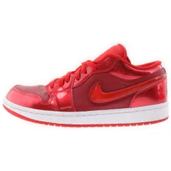 NIKE (ナイキ) WMNS AIR JORDAN 1 LOW SE POMEGRANATE ウィメンズ エアジョーダン ボムグラナト ローカットスニーカー レッド US10.5/27.5cm DH5893-600