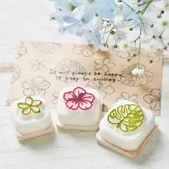 消しゴムはんこ♡ハワイアンボタニカル(単品)♡