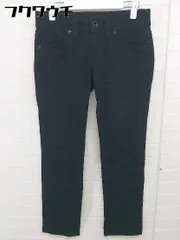 ◇ SOMETHING ストレッチ スキニー パンツ サイズS ブラック レディース  【中古】 【1111250007103】