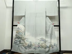 作家物 阿部佳雪 色留袖 裄67 手書き友禅 着物 正絹 一つ紋RK-3660x 7665be0301ba90277e02f170fa8c44