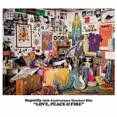 Superfly 10th Anniversary Greatest Hits LOVE、 PEACE & FIRE 通常盤 3CD【CD、音楽 中古 CD】レンタル落ち
