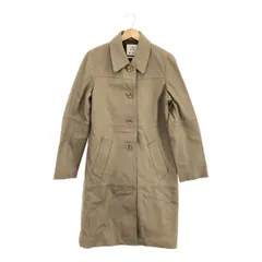 コノリコ アウター ロングコート ボタン ポケット カジュアル レディース 大きいサイズ ベージュ L 羊革
