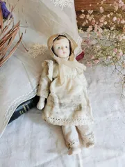 ミニ、ビスクドール ミニョネット ミニ ビスクドール 陶器インテリア アンティーク 人形