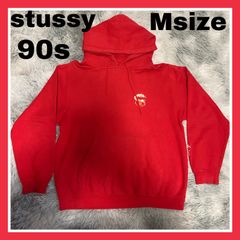 STUSSY ステューシー　パーカー　90s フーディー　紺タグ　オールド　Mサイズ