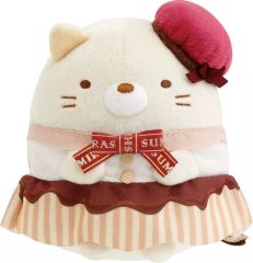 [신품] 봉제 장난감 고양이 붙여 봉제 장난감 카페 스미코 초콜릿 페어 테마 [스미코 구라시]