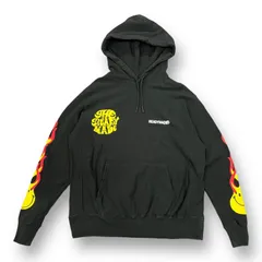 レディメイド  20SS  RE-CO-BK-00-00-106 SMILE HOODIE スマイルファイヤープリントプルオーバーパーカー  メンズ M