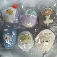 新品未使用　未開封　水族館限定　すみっコぐらし　あつめてぬいぐるみ　6個セット