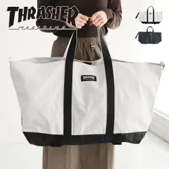 【新品】 トートバッグ 大きめ キャンバス バッグ レディース 旅行バッグ ビッグトートバッグ スケーティングバッグ スケボーバッグ かばん 鞄 メンズバッグ ブランド アメカジ かっこいい 大きいサイズ スラッシャー THRASHER r1924のサムネイル