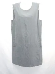 ◇ ⊇ URBAN RESEARCH ROSSO ロッソ スエード調 膝丈 ジャンパースカート サイズFREE グレー レディース E  【1411070014870】