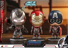 コスベイビー［S］キャプテン・アメリカ&アイアンマン&ウォーマシン(チームスーツ版) 3体セット［ホットトイズ］【1週間以内発送】
