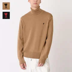 AMI ALEXANDRE MATTIUSSI AMI DE COEUR アミパリス トップス タートルネックニット Ami De Coeur タートルネック メリノウールニット セーター メンズ
