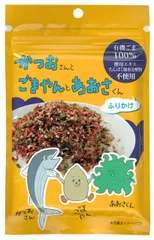 和田萬 かつおさんとごまやんとあおさくんふりかけ 30gのサムネイル