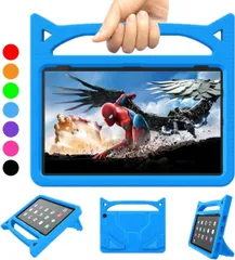 新品未開封 fire HD10キッズモデル アクアマリンカバー 最新モデル Amazon.co.jp: 【Fire HD 10 第13世代用】Amazon純正 キッズ向け
