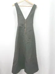 ◇ ⊂ UNITED ARROWS ジップ ロング ジャンパー スカート サイズ グレー系 レディース E  【1506190007588】