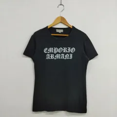 EMPORIO ARMANI エンポリオアルマーニ 英字 プリント クルーネック 半袖 Tシャツ カットソー 00s アーカイブ 古着 VINTAGE レディース サイズ L LG56