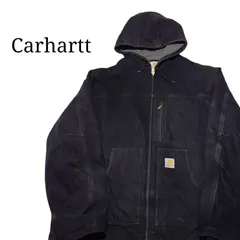80s carhartt アクティブジャケット　ブラック　フェード 4f03cadb111d6245008bccf2f3fc5b