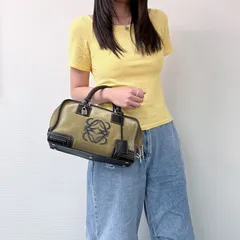 ⭐️美品❣️レア⭐️LOEWE ロエベ  アマソナ28  ハンドバッグ カバン LOEWE ロエベ アマソナ28 ハンドバッグ レザー ベージュ