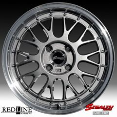 ステルスレーシング ME-02　新製品!!　15x5.5J　ドレスアップサイズ 軽四カスタム用ホイール4本セット