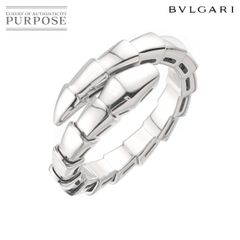 ブルガリ BVLGARI セルペンティ ヴァイパー #M 11号 リング K18 WG ホワイトゴールド 750 指輪 Serpenti Viper Ring 90284072