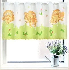 カーテン　カフェカーテン　120x47cm　スタジオジブリ　となりのトトロ　森のおさんぽ　日本製のサムネイル