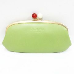 zucchero filato ズッケロフィラート 長財布 ウォレット がま口 親子がま口 レザー 本革 グリーン系 レディース LF0002-0530④