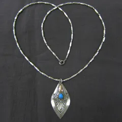 カレンシルバーネックレスＣＳＮ１０ターコイズトップ