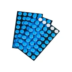 【新品】 KIBU Gear 貼り替えマウスソール 大容量 高純度PTFE ラウンドエッジ加工 ゲーミングマウス フィート プロ仕様 交換用 消耗品（Shiro(Dot,6.6mm,160粒))