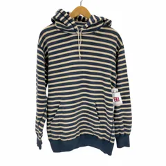 ラルフローレン RALPH LAUREN アクリル混 ボーダープルオーバーパーカー メンズ JPN：M 